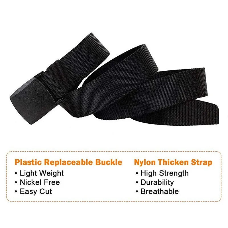 Men Military Automatic Buckle Nylon Belt Outdoor Hunting Multifunctional Tactical Canvas Belt High Quality Military Belt