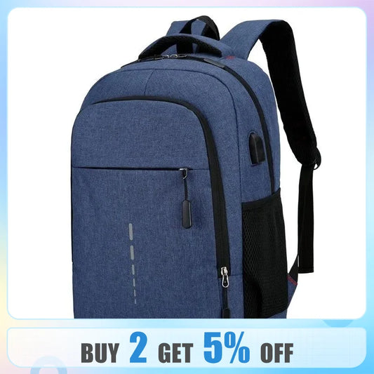 Mens BackPack LargeCapacity Simple Fashion Travel Female Student ComputerBag