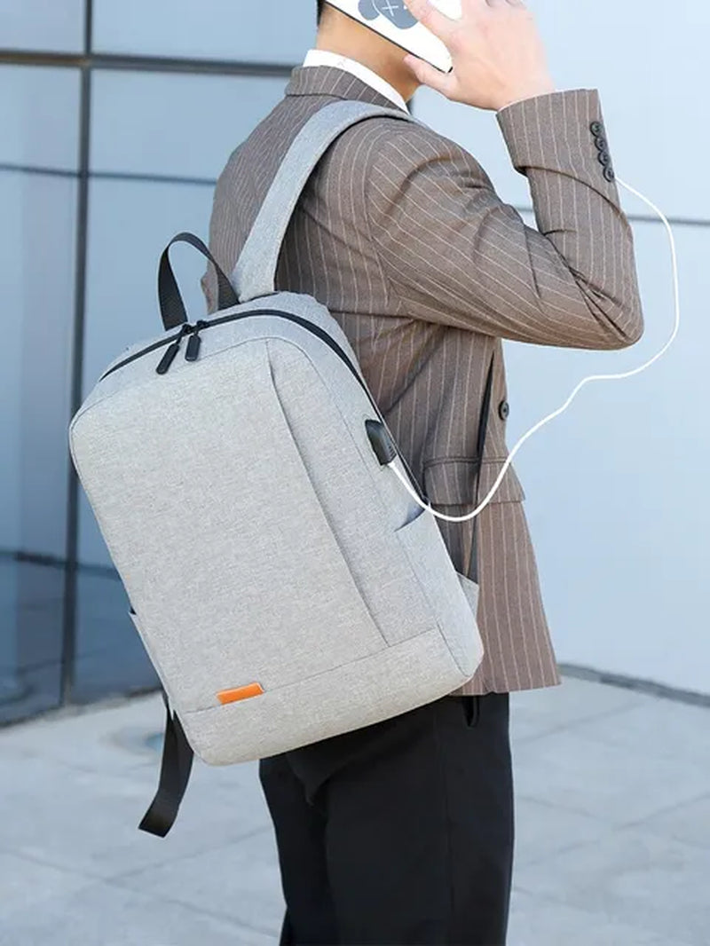 Experience convenience with a 15.6 Inch Men's Business Backpack - Lightweight, USB Charging, Perfect for Travel