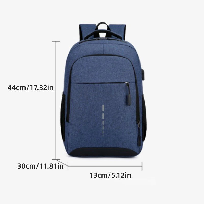 Stylish Large-Capacity Men's Backpack: Ideal for Fashionable Travel, Student Use, and Accommodating Computers