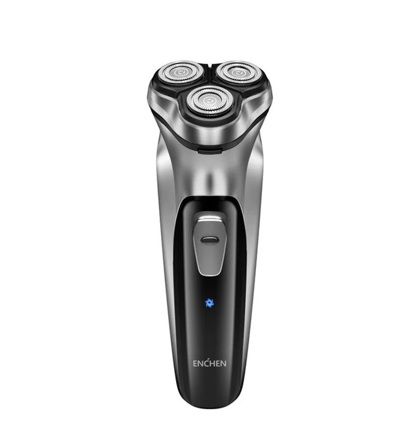 Efficient Blackstone Men's Rotary Shaver: 3D Floating Blade, Washable, Type-C USB Rechargeable Beard Grooming Tool