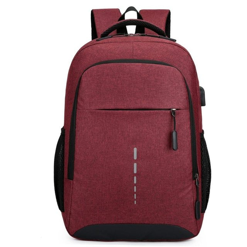 Stylish Large-Capacity Men's Backpack: Ideal for Fashionable Travel, Student Use, and Accommodating Computers