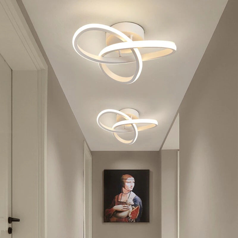 Modern Style LED Chandelier: Three Colors, Bedroom & Dining Room Lamp, Surface Installation, AC 220V