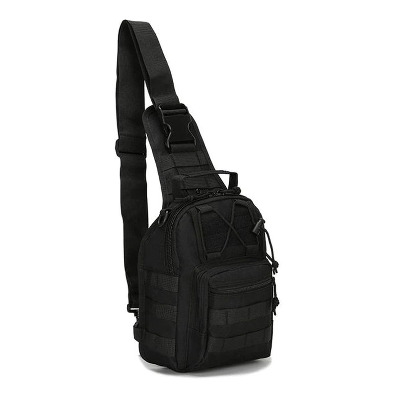 Military-Inspired Tactical Sling: Versatile Chest Bag for Outdoor Adventures, Ideal for Men and Women. Perfect for Hiking