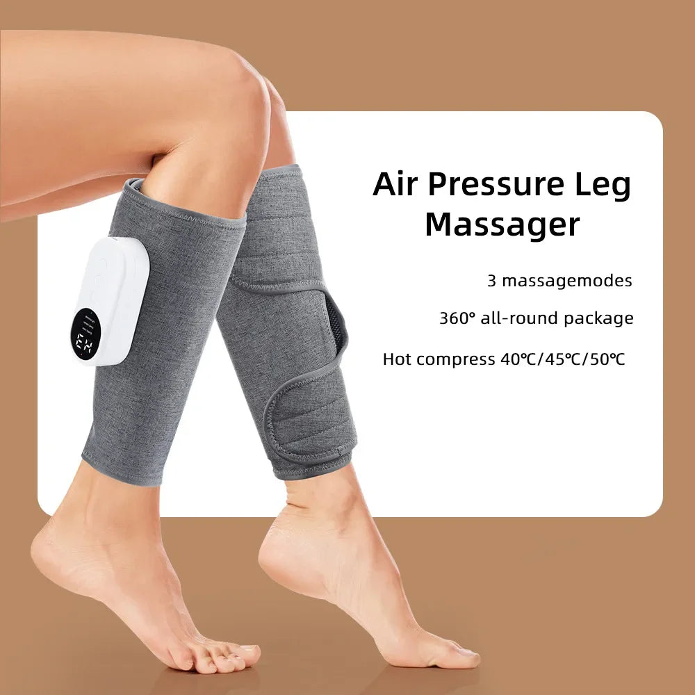 Revitalize with the Leg Bliss 360° Calf Massager - Air Pressure, Hot Compress, Home Relaxation