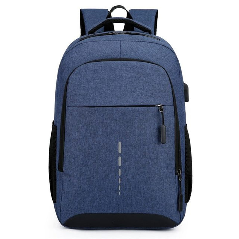 Stylish Large-Capacity Men's Backpack: Ideal for Fashionable Travel, Student Use, and Accommodating Computers