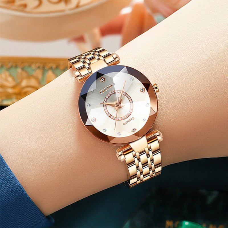 Elegant 2024 Women's Fashion Watches: Luxury Quartz Timepieces Relogio Feminino, Montre Reloj Mujer