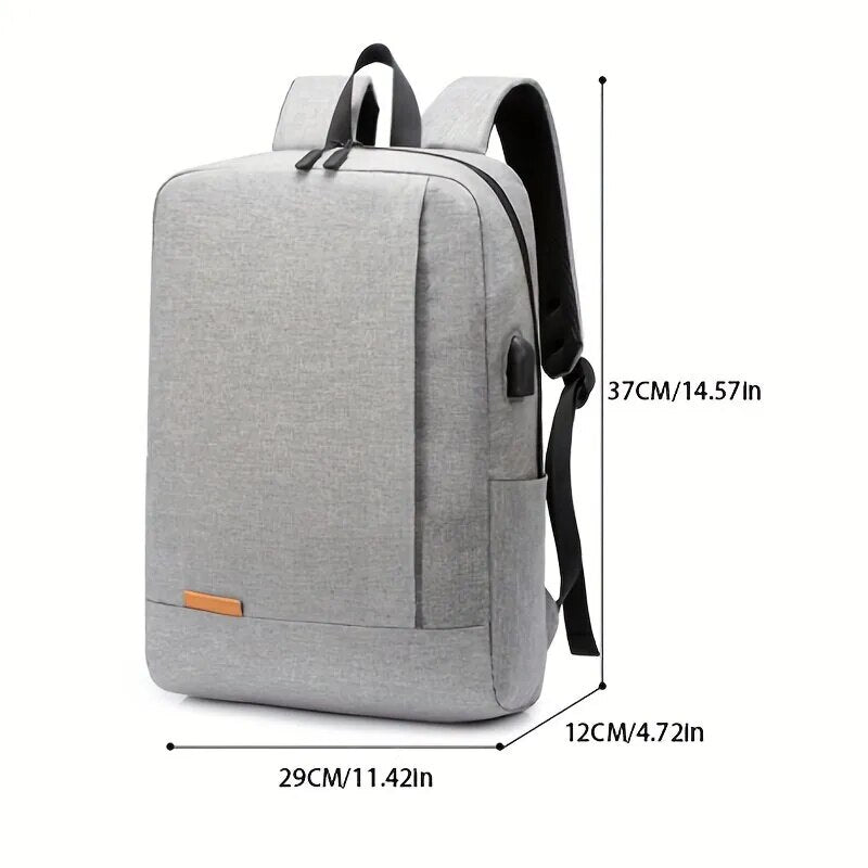 Experience convenience with a 15.6 Inch Men's Business Backpack - Lightweight, USB Charging, Perfect for Travel